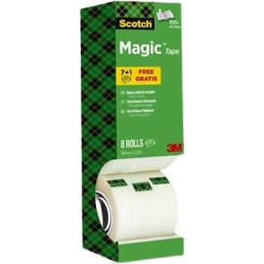 Scotch (7100026960) Ragasztószalag ® Magic 810 Matt (H x Sz) 33 m x 19 mm 8 db (7100026960)
