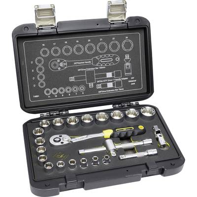 C.K. (T4661) Dugókulcs készlet Metrikus 3/8 23 részes (T4661) (T4661)