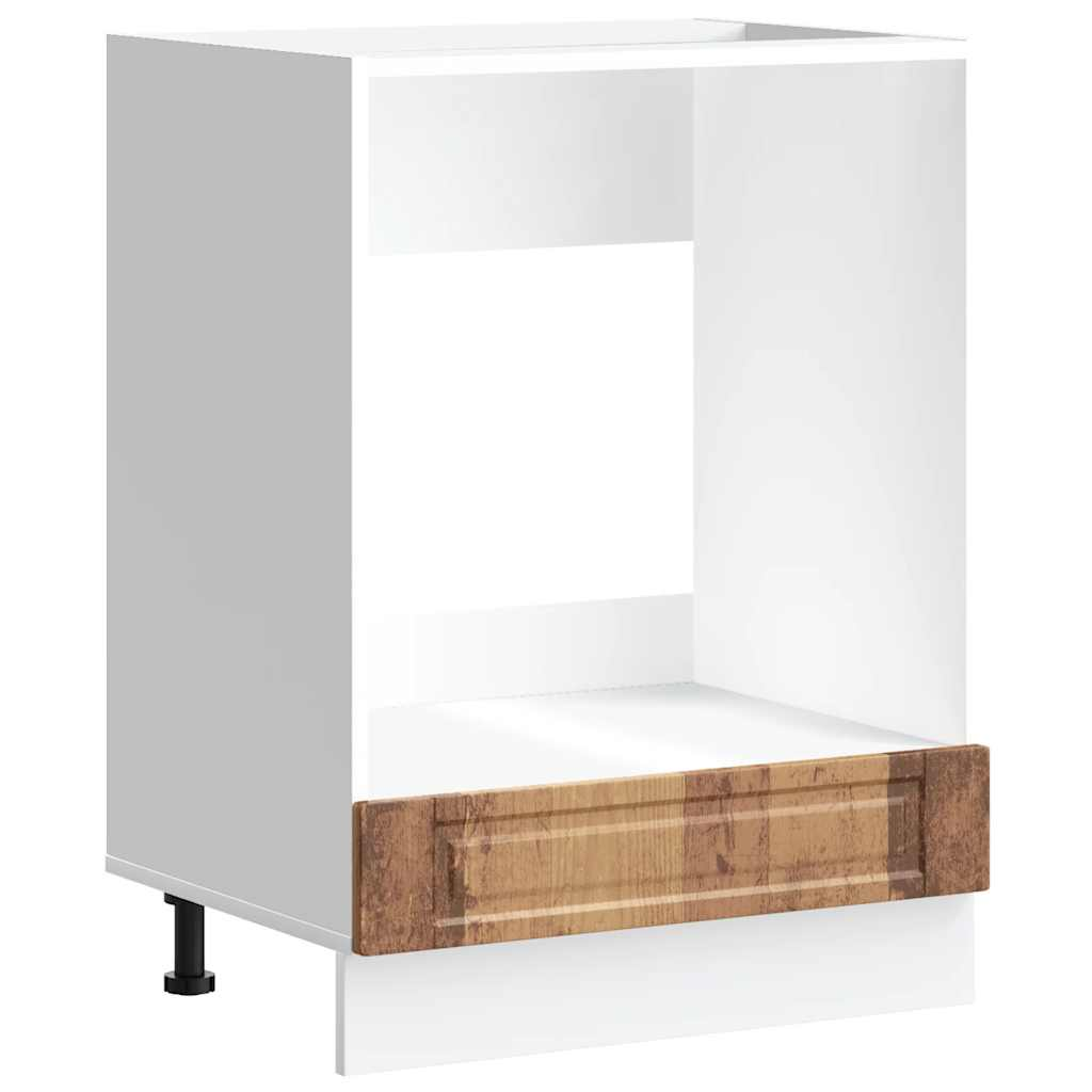 Porto antik fa színű szerelt fa sütőszekrény (854005)