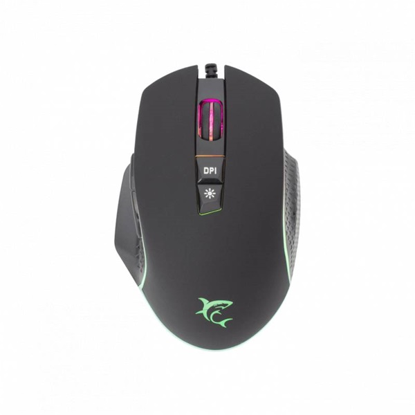 White Shark GM-5009B Gareth optikai gaming egér 6400 DPI fekete (GM-5009B)