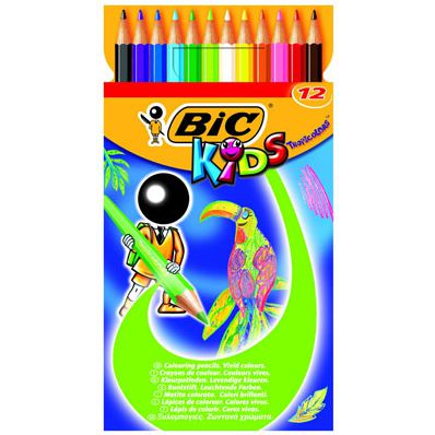 BIC Kids Tropicolors Színes Ceruza Hatszögletű 12 Darabos (832566)