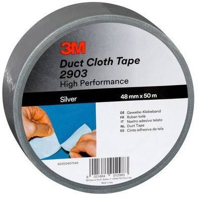 3M Duct Tape 2903D4850B szövet ragasztószalag fekete, 50 m x 48 mm (2903D4850B)