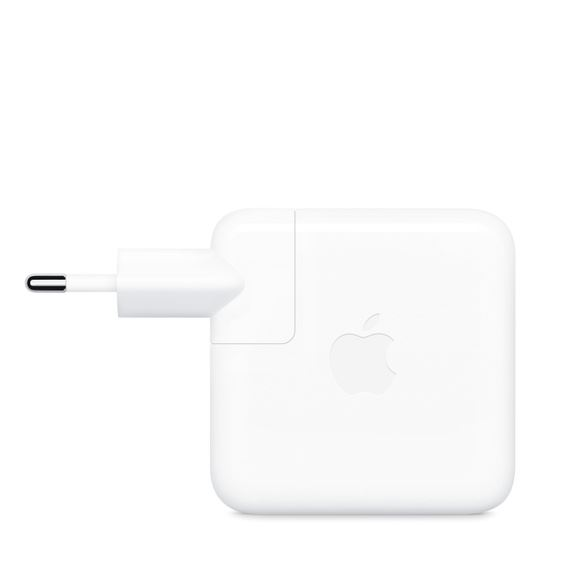 Зарядно Apple, Мрежово, USB-C, 70W, Бяло
