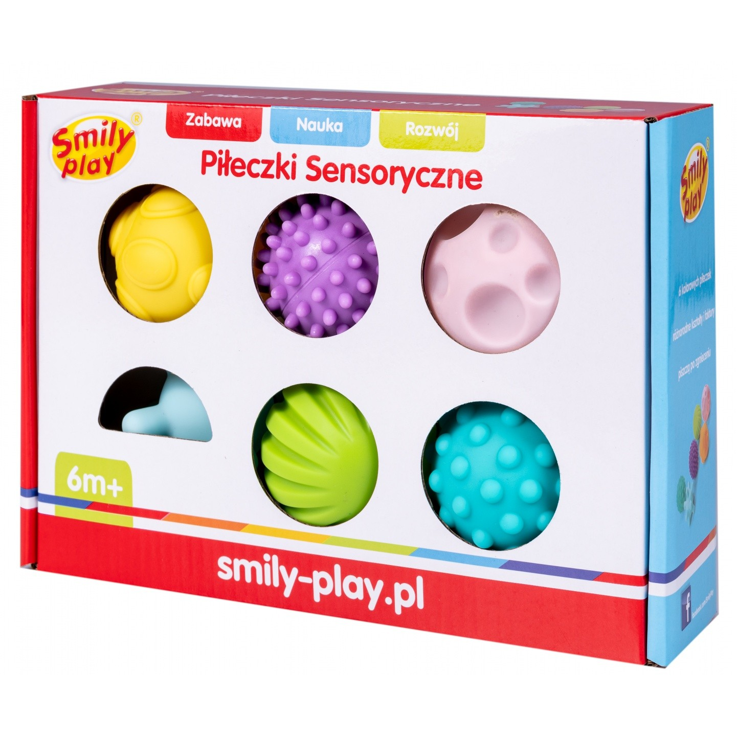 Smily Play Szenzoros labdák (6db) (SP83399)