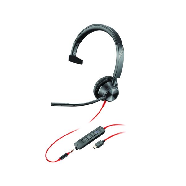 Headset Blackwire C3315-M Mono USB-C/A & 3,5 mm Teams