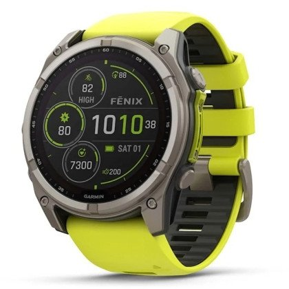 Garmin Fenix 8 Solar 51 мм сапфирен титанов смарт часовник