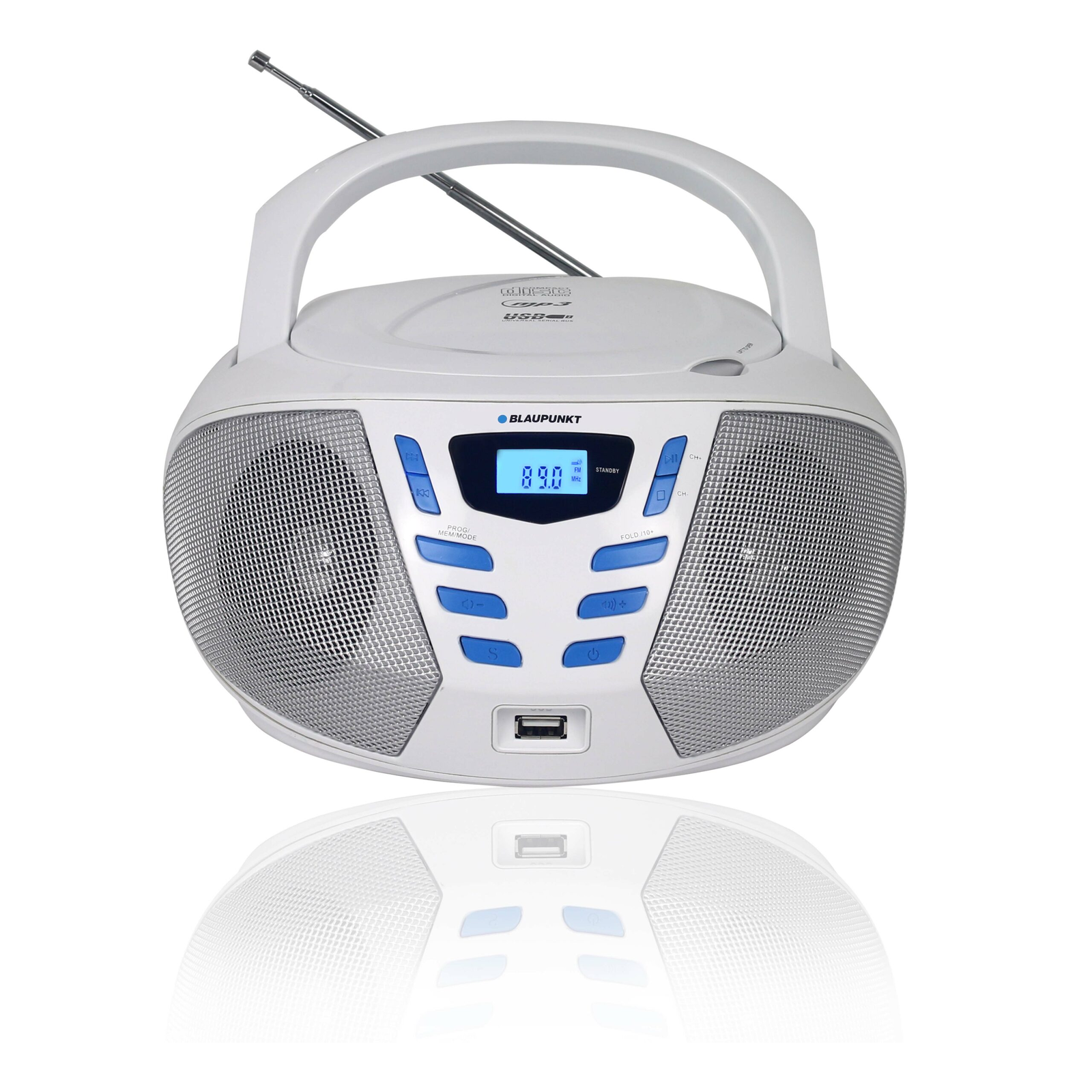 Blaupunkt BB7 CD lejátszós Rádió - Fehér (BB7-WH)