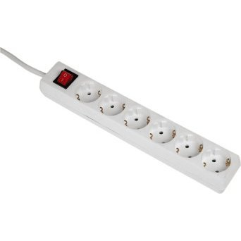 Hama 00108833 protezione da sovraccarico Bianco 6 presa(e) AC 230 V 5 m
