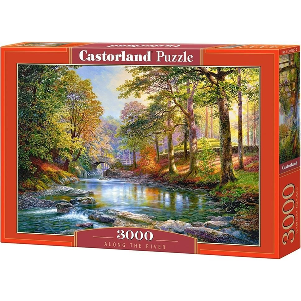 Castorland Along the River 3000 pcs Пъзел 3000 броя Пейзажни