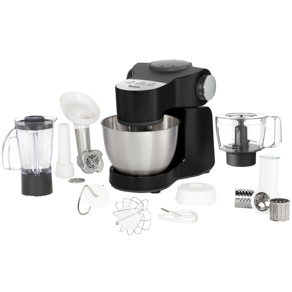 Tefal Wizzo QB3198 darálógép 1000 W 4 L Fekete, Rozsdamentes acél