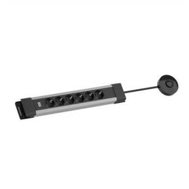 Bachmann BM005907 Elosztó kapcsolóval Szürke, Fekete Védőérintkezős 1 db (BM005907)