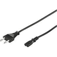 MicroConnect Napajalni kabel C7, 0,5m črn