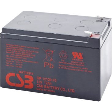 Lead acid battery 12V 12Ah F2 Pb AGM VRLA CSB