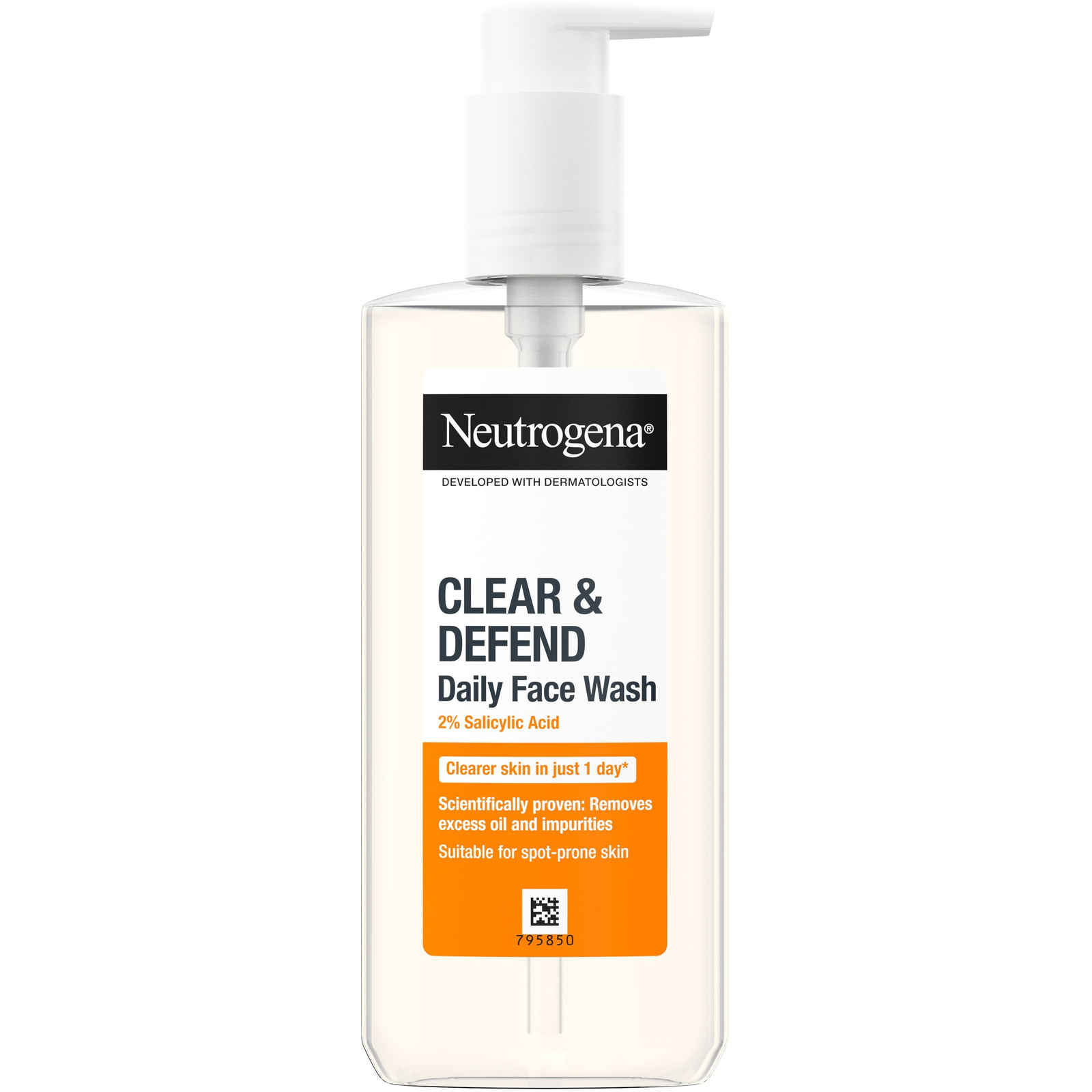 NEUTROGENA Clear &amp; Defend Daily Face Wash 200 ml (3574661812984)