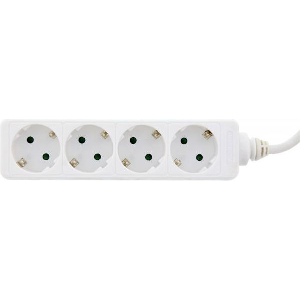 InLine 4043718210473 prolunghe e multiple 1,5 m 4 presa(e) AC Interno Bianco
