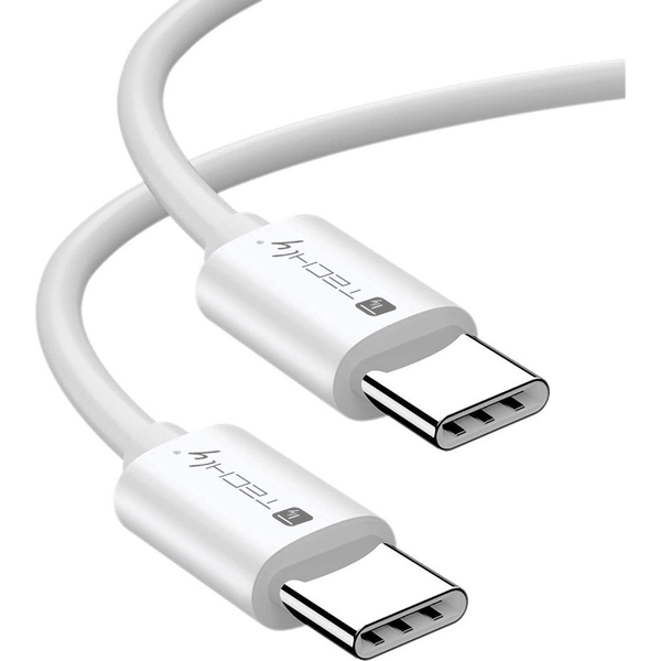 Techly ICOC-MU4-40G240W1 USB-kabel USB4 Gen 3x2 1 m USB C Hvid
