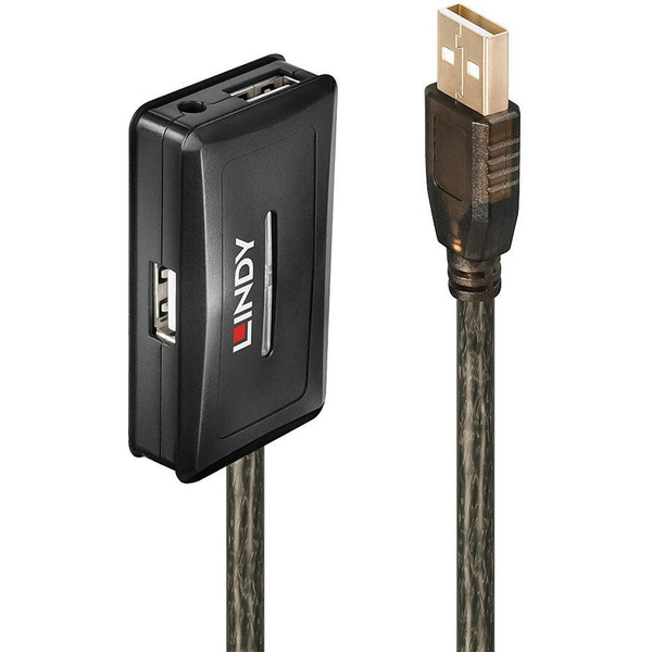 Lindy 42635 interface hub USB 2.0 480 Mbit/s Grå