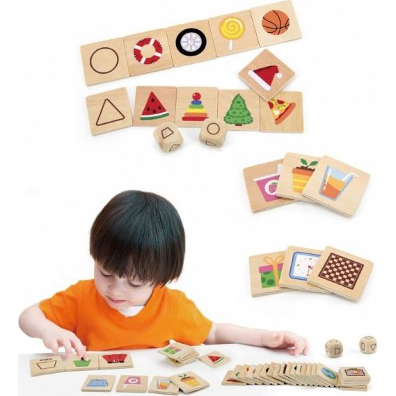 Viga Formák Fa Készségfejlesztő Játék (44506)