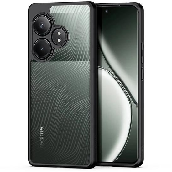 Dux Ducis AIMO Realme GT 6T hullám mintás tok áttetsző-fekete (GP-162911) (GP-162911)
