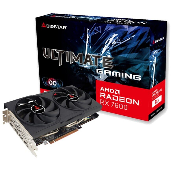 Karta graficzna Biostar VGA PCIE16 RX7600 8GB GDDR6/VA76S6RM81 BIOSTAR