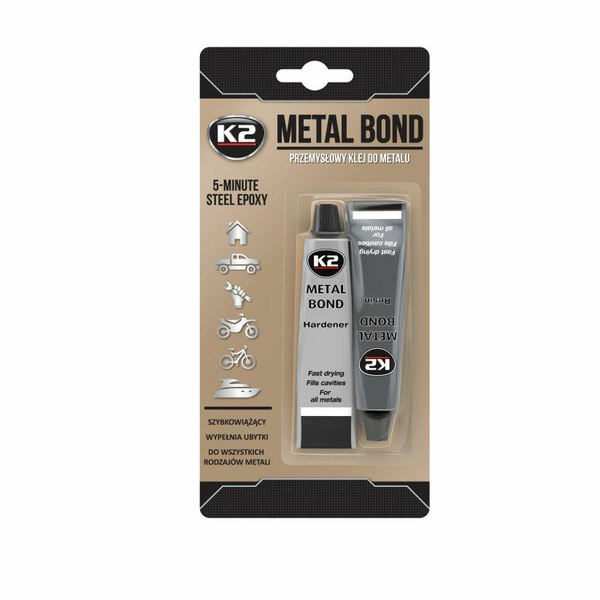 K2 METAL BOND fém epoxy ragasztó 58g (B116)