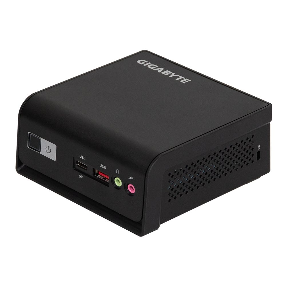 GIGABYTE PC BRIX, Intel N-series N150 3.6GHz, HDMI, 2xDisplayport, LAN, WIFI, BT, 2.5" HDD hely, 3xUSB (GB-BTIP-N150)
