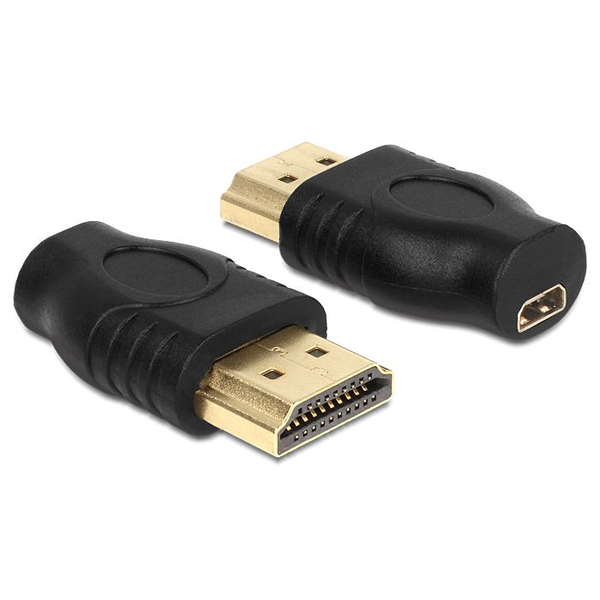 Delock HDMI micro-D anya -> HDMI-A apa adapter (65507)