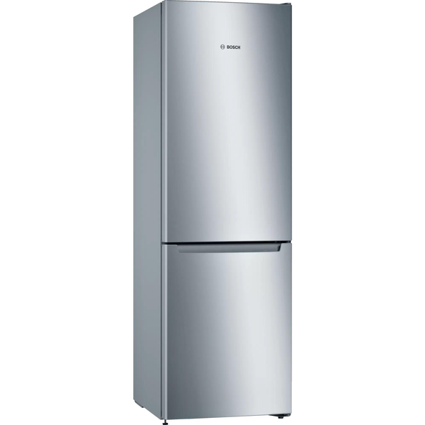 Bosch Serie 2 KGN33NLEB kombinált hűtőszekrény Szabadonálló 282 L E Rozsdamentes acél