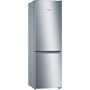 Bosch Serie 2 KGN33NLEB kombinált hűtőszekrény Szabadonálló 282 L E Rozsdamentes acél