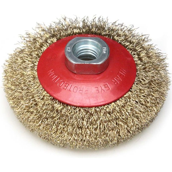 M14 Réz Korong Drótkefe - 100 mm (F38-100)