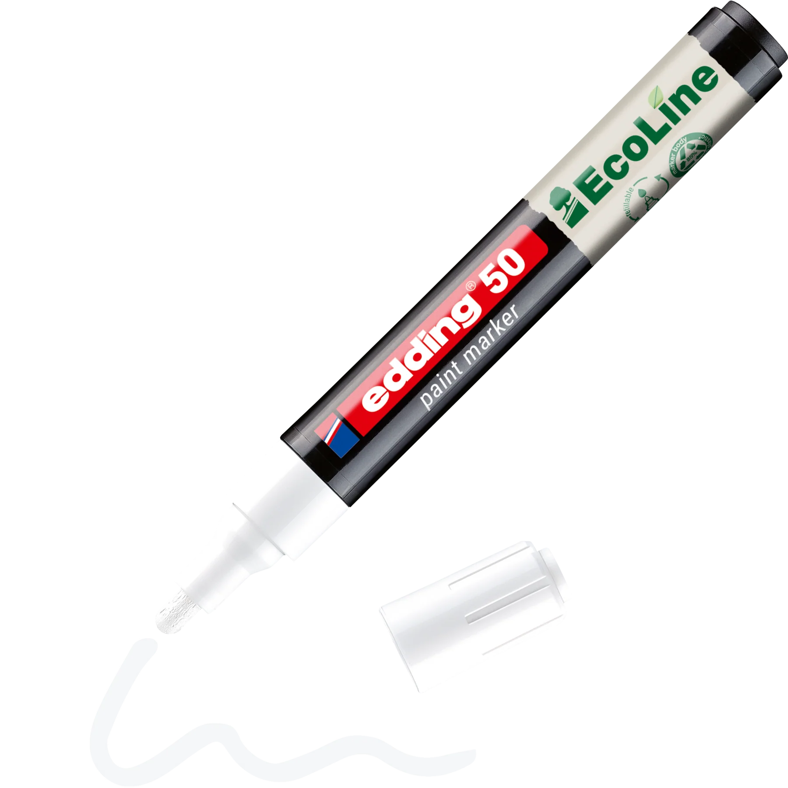 Edding 50 EcoLine 2-3mm Lakkmarker - Fehér (4-50-049)