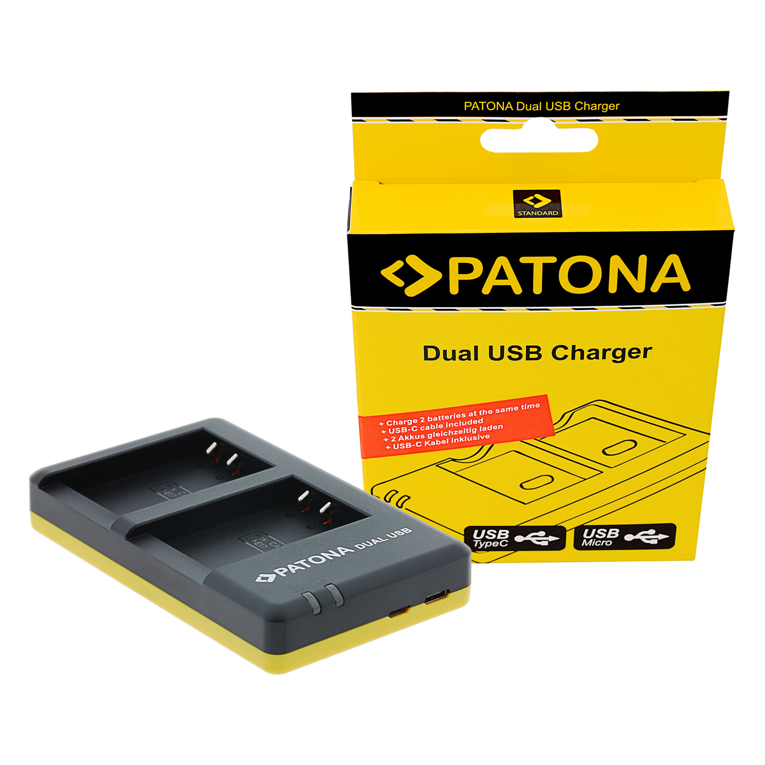 Patona PT1939 Foto Dual Quick Canon LP-E17 USB Akkumulátor töltő (PT1939)