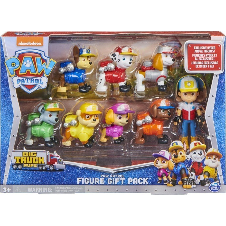 Mancs Őrjárat Big Truck Pups Figura Ajándékszett - 8 Db-Os (6066045)