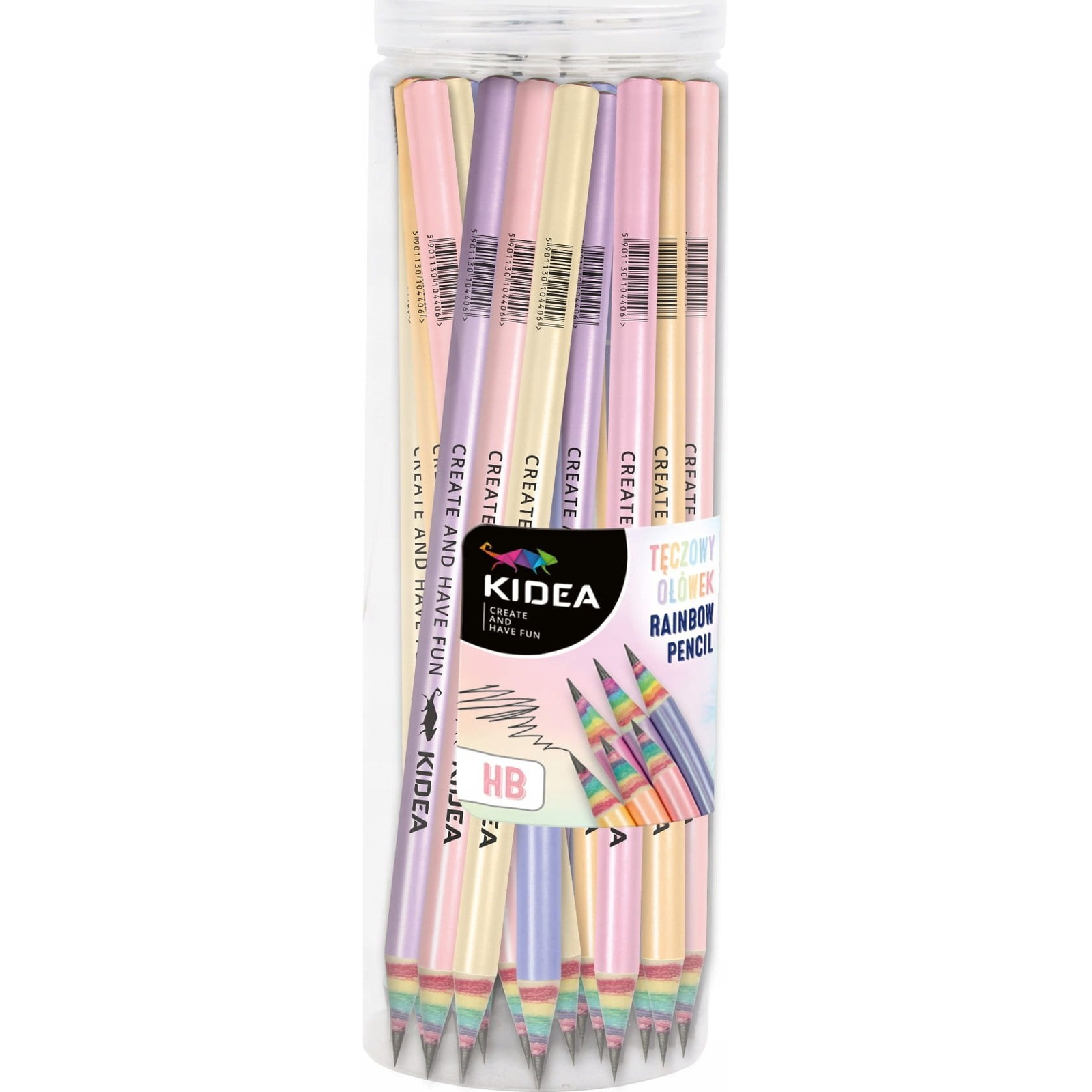 Kidea HB Grafitceruza - Szivárványos (TEOKA) (611698)