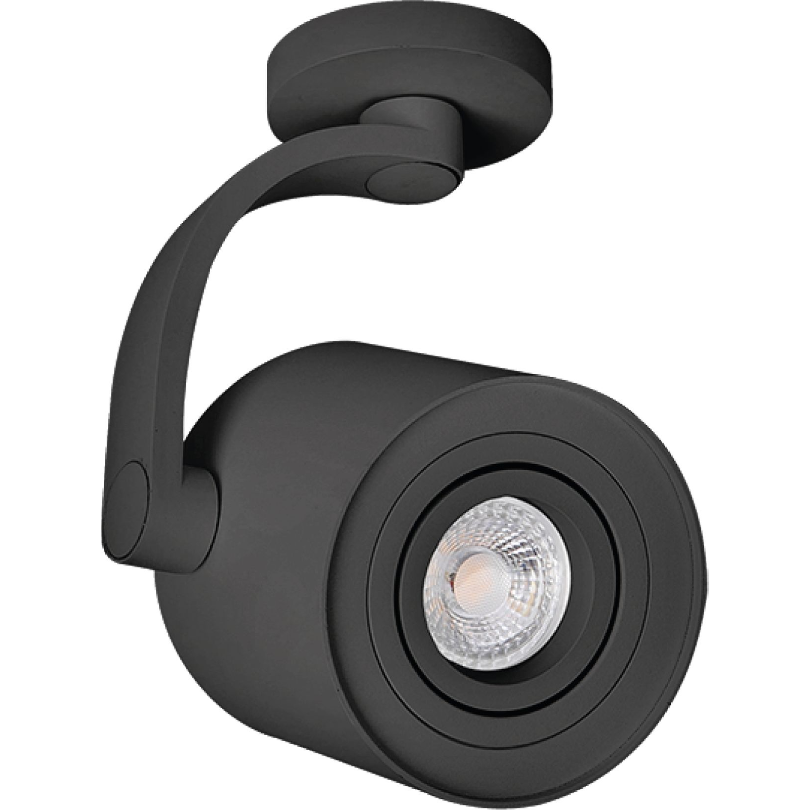 AZzardo Bross Arm Általános mennyezeti lámpa - Cserélhető Fényforrás , Fekete (AZ3499)