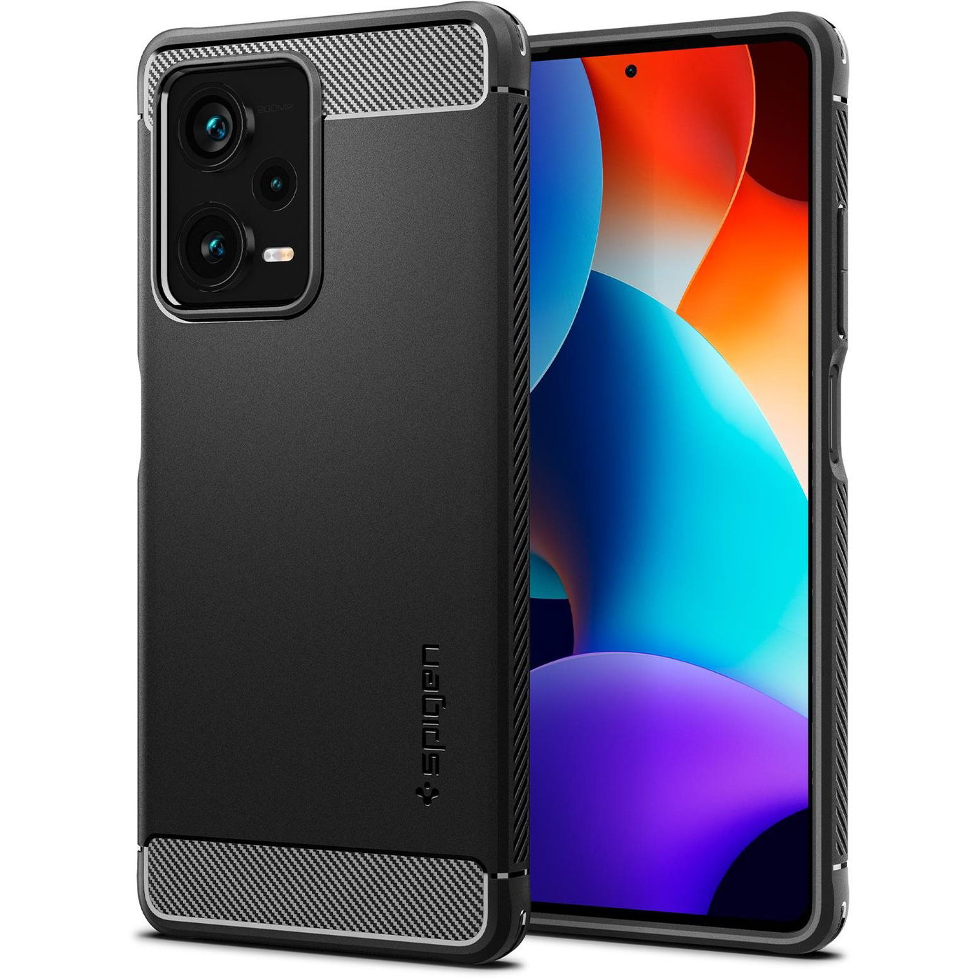 Spigen Rugged Armor Xiaomi Redmi Note 12 Pro Plus tok fekete (ACS05789) (ACS05789)