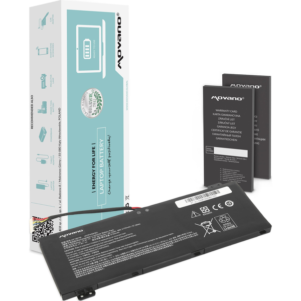 Bateria Movano Bateria AP18E7M do Acer AN515-54 AN517-51