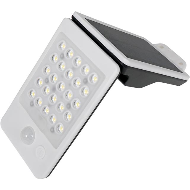Aca Lighting ELISA LED napelemes lámpa mozgásérzékelővel 2W/200lm/Li-on 3,7V/1mAh, fehér (ELISA2W)