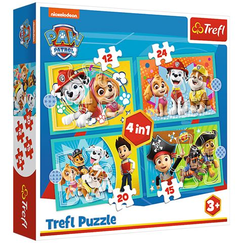 Trefl Paw Patrol Puzzle 24 pz Cartoni