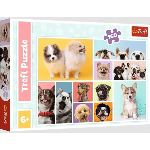 Пъзел Trefl - Friendship of puppies, 160 части