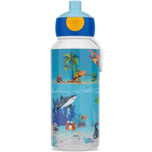 U-grow Butelka dla dzieci pop-up campus 400 ml tropical ocean