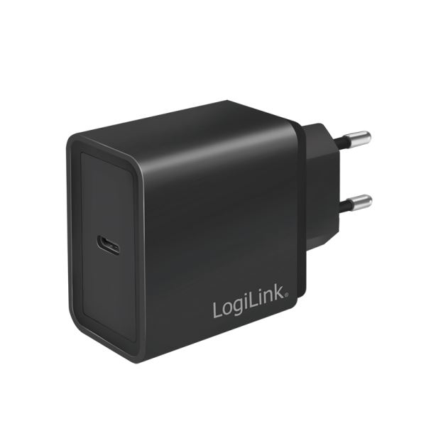 Logilink PA0258 1xUSB-C (PD) 18W hálózati töltő fekete (PA0258)