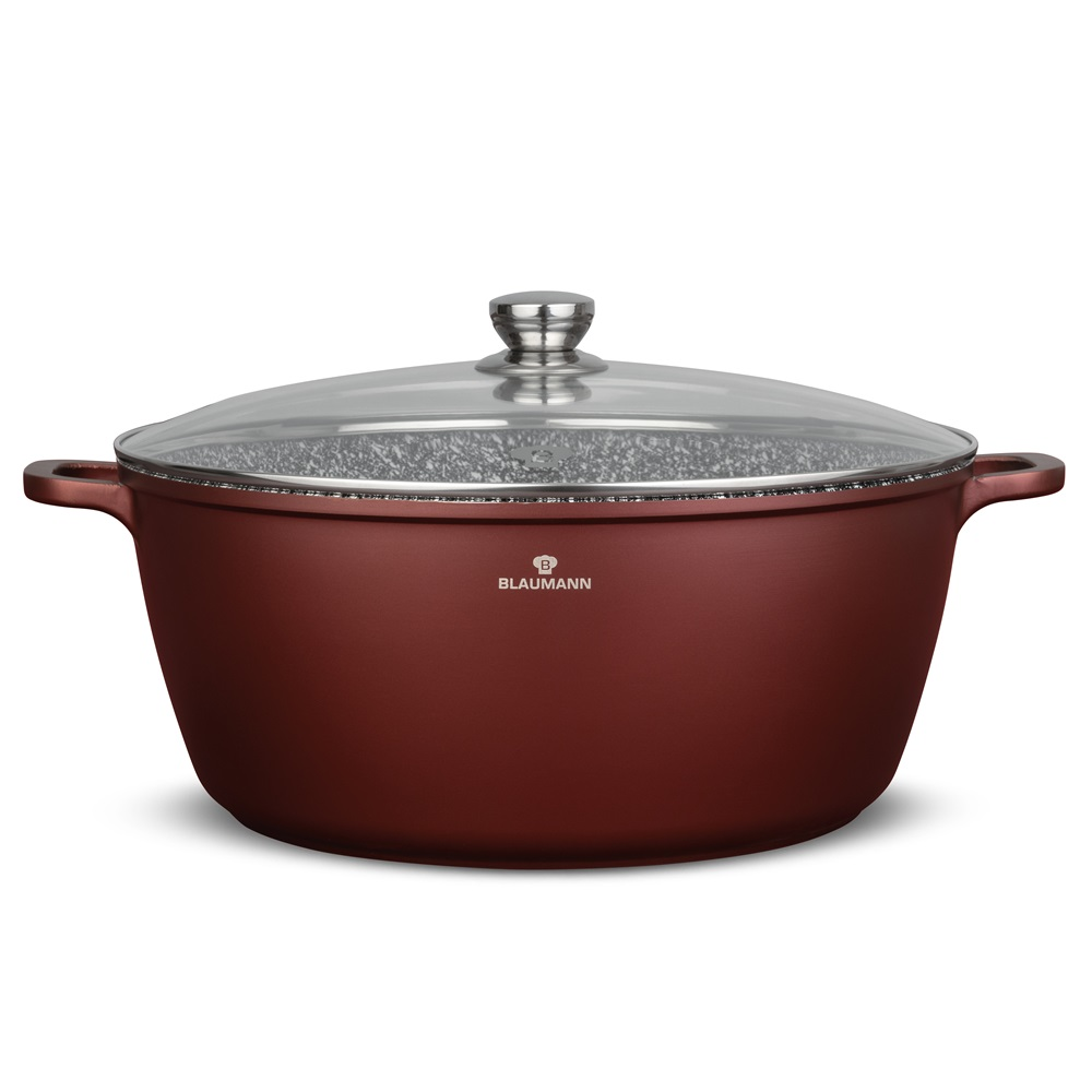 Blaumann BL-4085 18,5L Cerastone Fazék Üveg fedővel Ø 40cm 18.5L - Bronz (BL-4085)