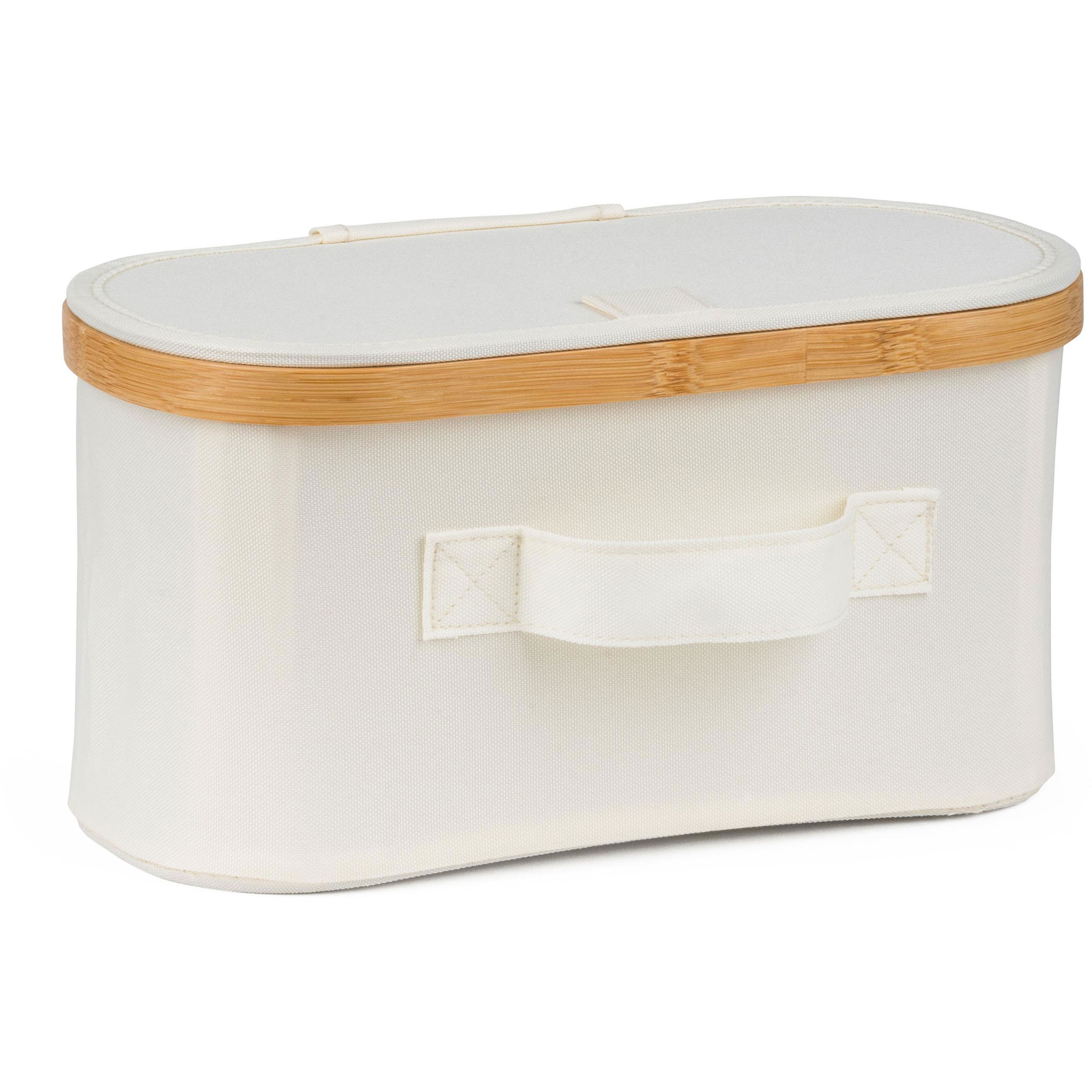 G21 30×15×15 cm bambusz, fedéllel, bézs (UBG21BAM004B)