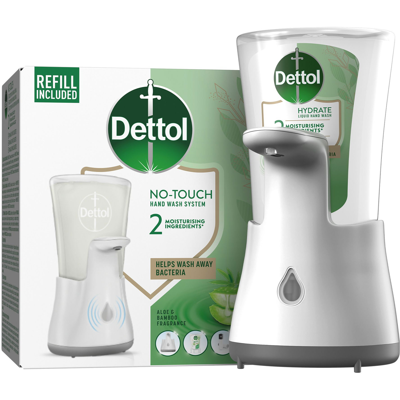 DETTOL Érintés nélküli szappanadagoló Aloe Vera 250 ml (5997321780351)