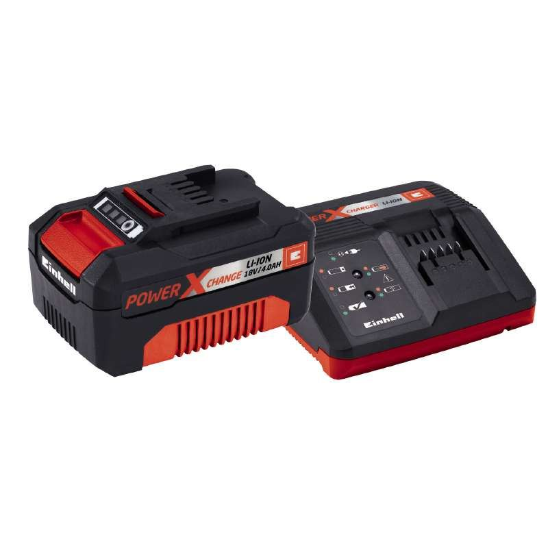 Einhell Power-X-Change 18V 4.0 Ah Starter Kit akkumulátor + töltő (4512042) (4512042)
