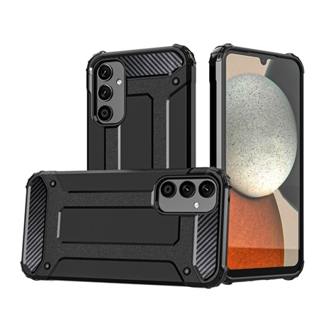 Gigapack Defender Samsung Galaxy A34 5G (SM-A346) fémhatású tok fekete (GP-136524) (GP-136524)