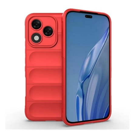 Szilikon telefonvédő (ütésállóság, kameravédő, 3D) PIROS Honor 400 Lite "Gigapack csomagolás" (GP-170330)