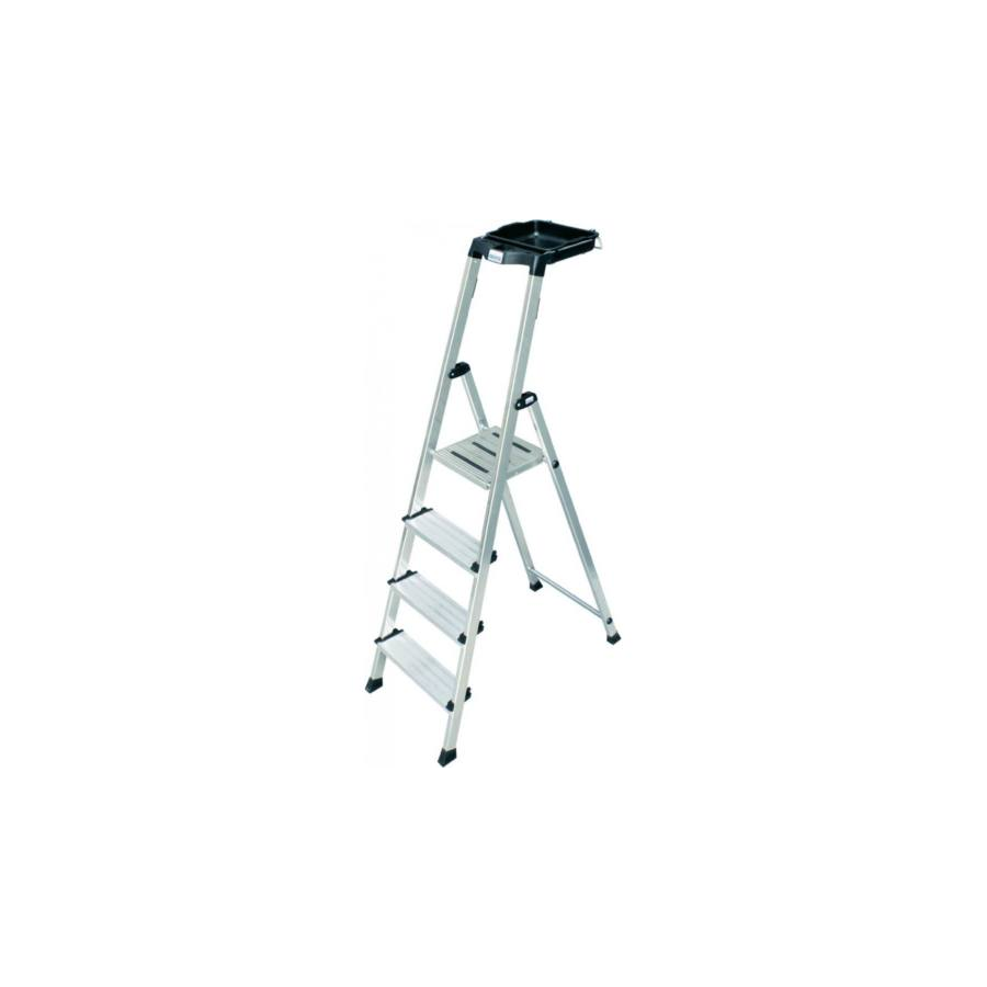 Krause Monto Secury 4 lépcsőfokos alumínium állólétra (126528)