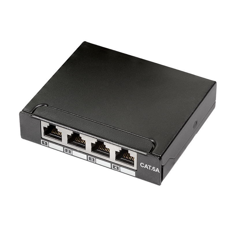 Logilink Cat.6A mini elosztó, 4 port, árnyékolt (NP0088) (NP0088)